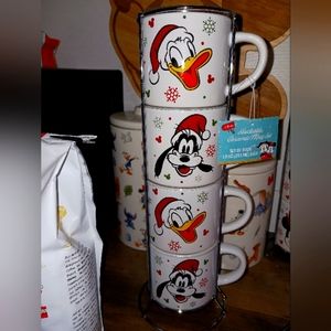 NWT Donald & Goofy Mug Set